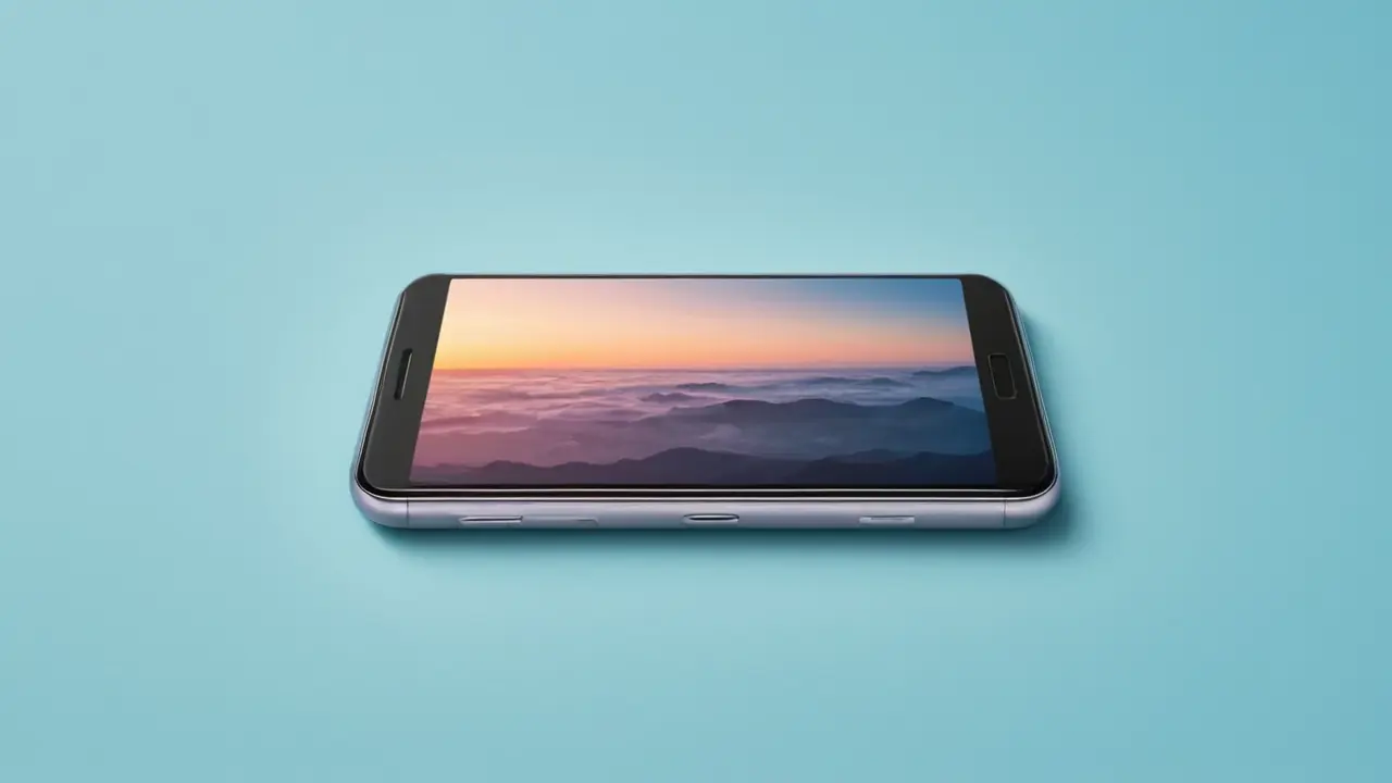 Diseño vectorial de smartphone con íconos