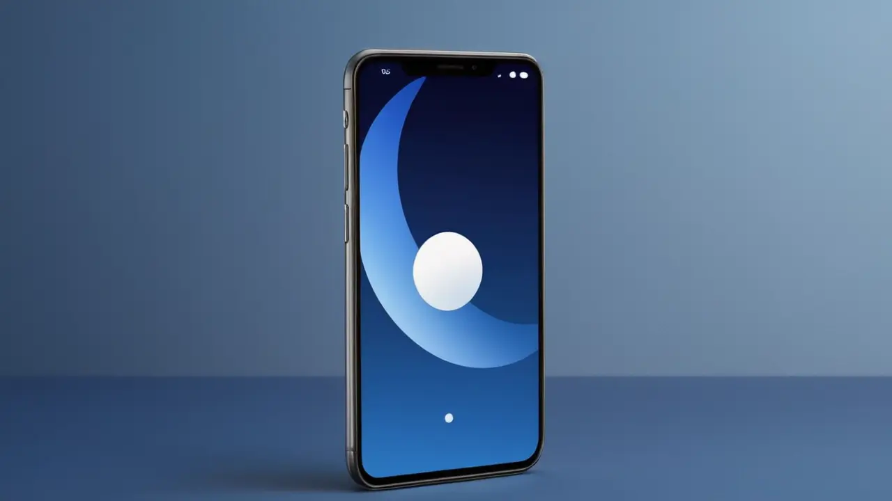 Ilustración minimalista de smartphone con sus cámaras