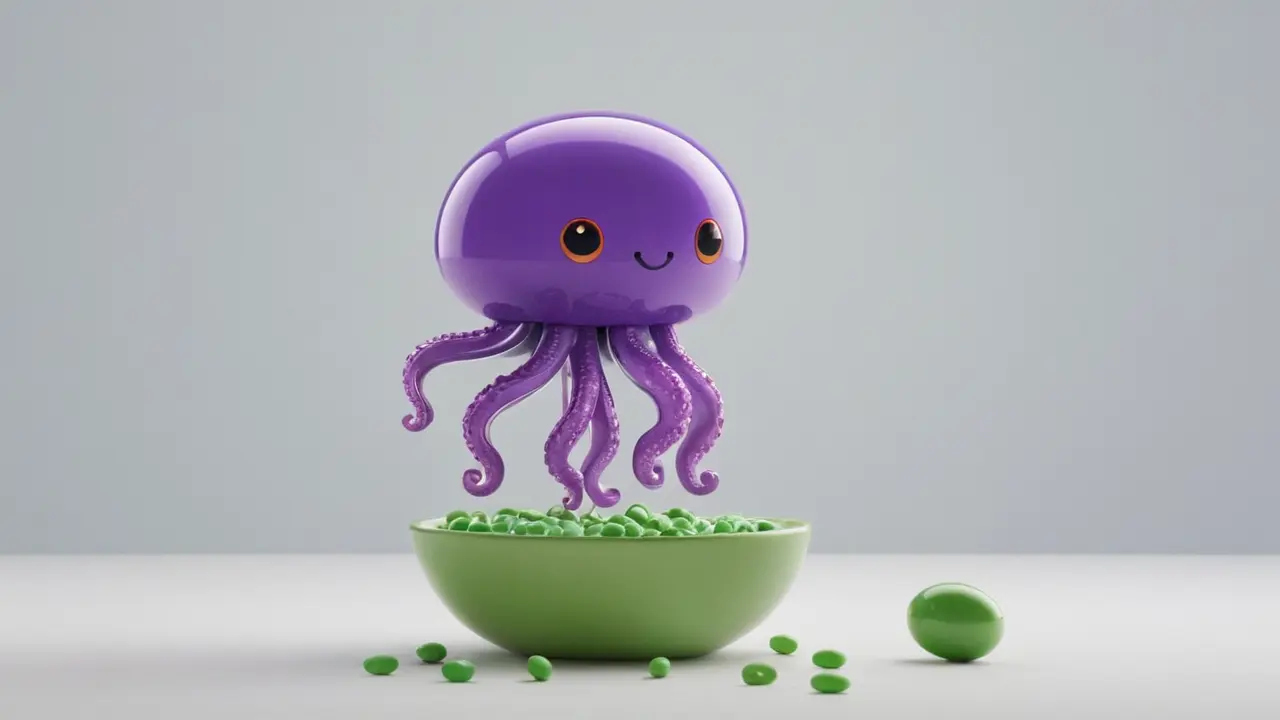 Robot Android contempla la evolución del sistema