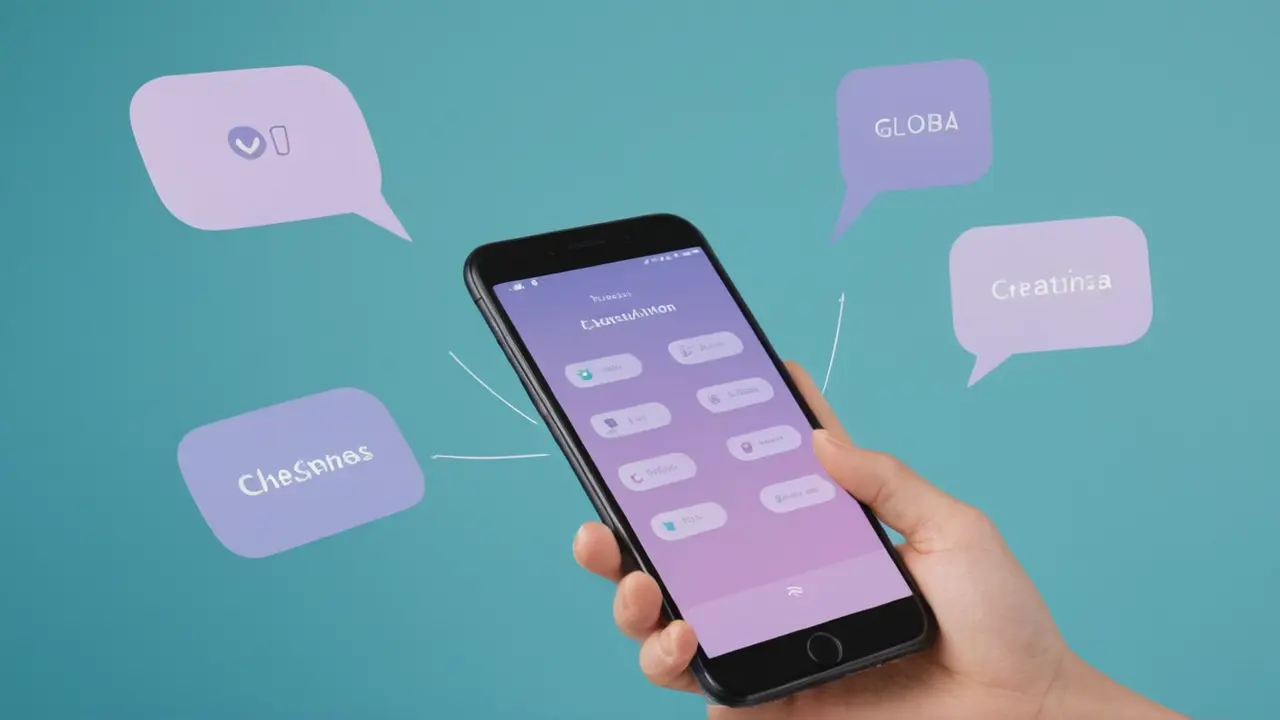 Aplicación de traducción para comunicación global