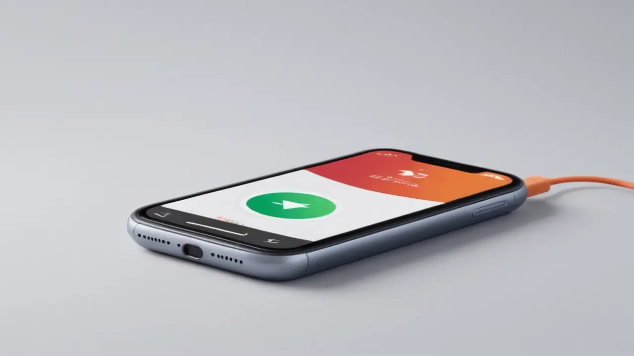 Visualización del consumo energético del iPhone