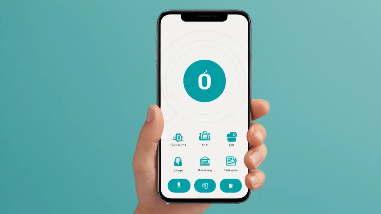 Ilustración sobre seguridad móvil con código IMEI