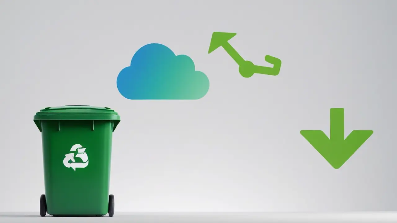 Ilustración de respaldo y limpieza de una app