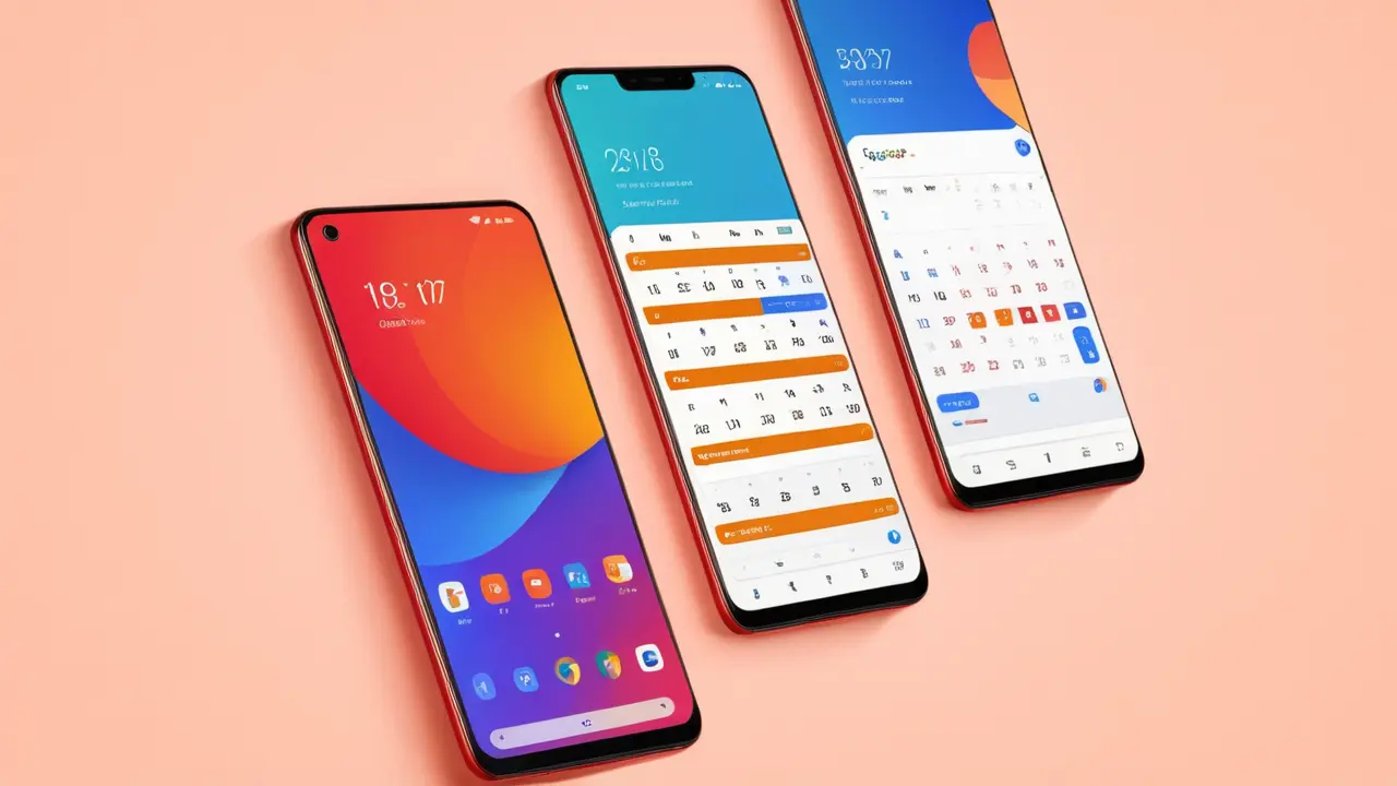 Comparativa de dos interfaces móviles modernas