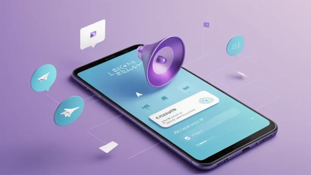 Ilustración vectorial de una moderna app móvil