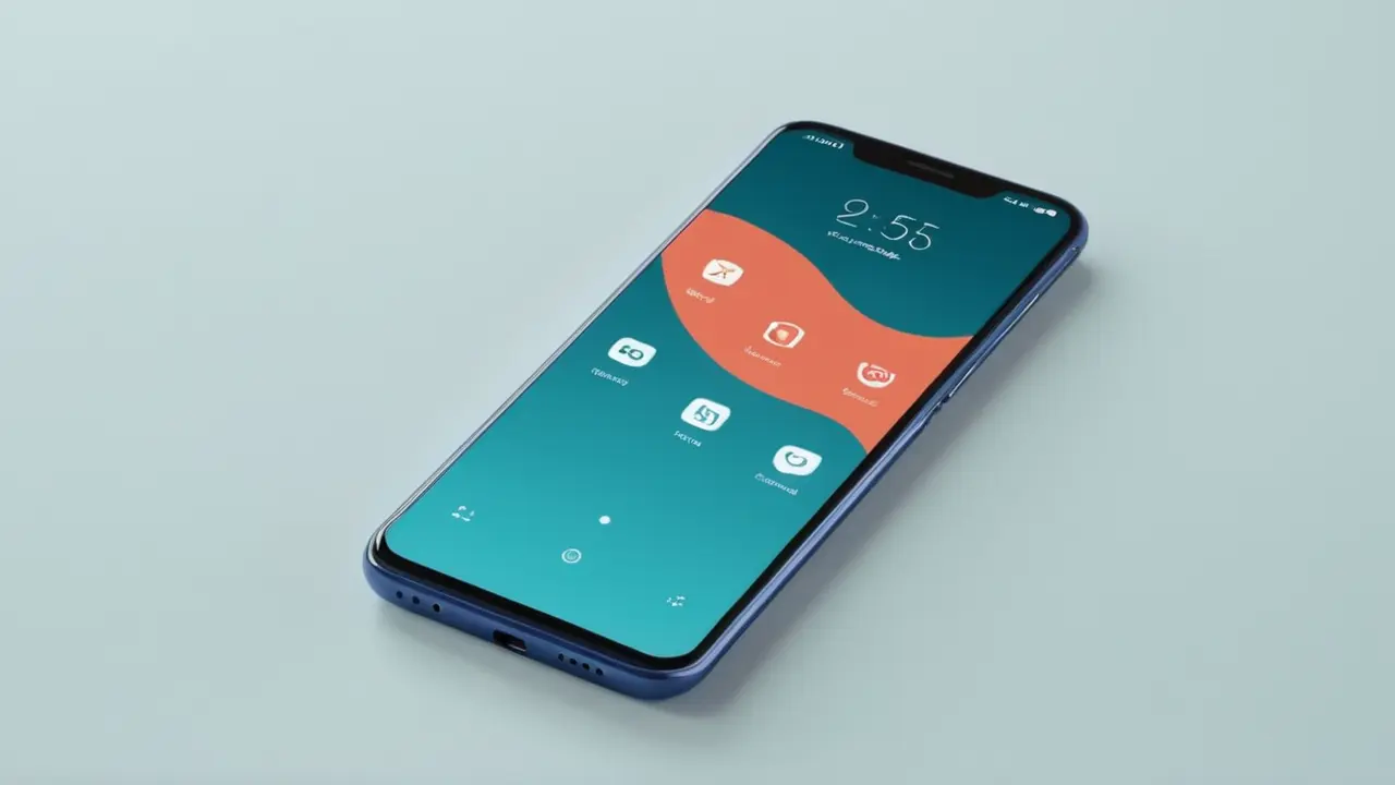 Smartphone moderno con conectividad y batería completas