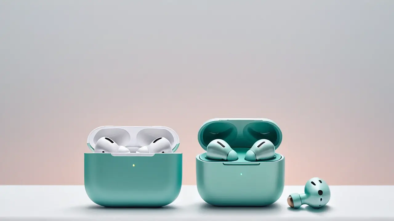Ilustración de móvil y auriculares conectados