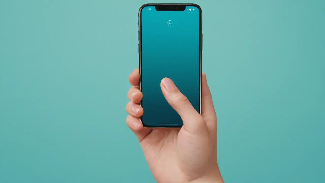 Ilustración minimalista de tecnología táctil