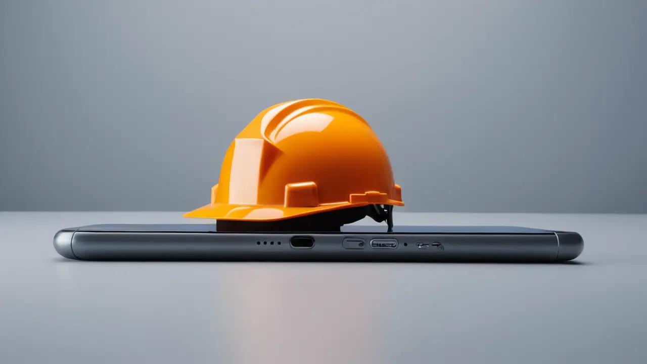 Visualización termográfica del móvil CAT S62 Pro