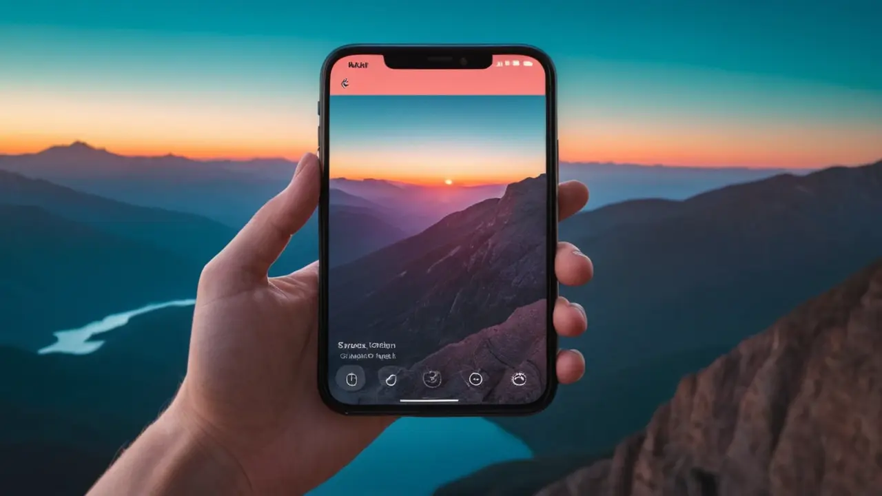 Móvil con cámara IA para fotografía profesional