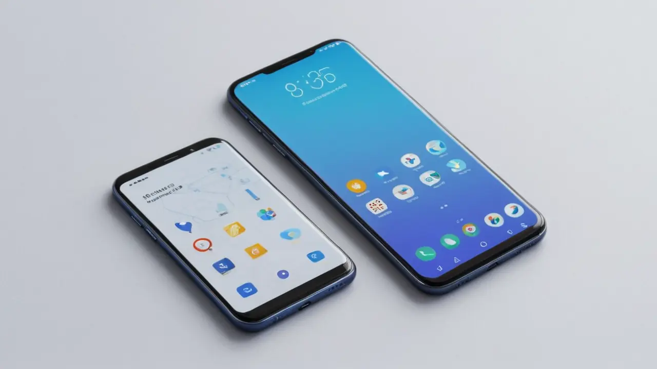 Comparativa técnica de dos smartphones modernos