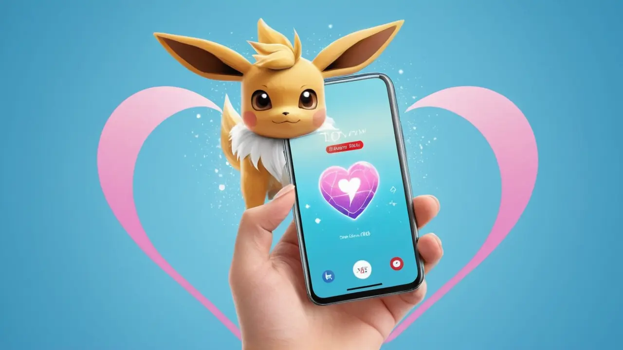 Interfaz móvil de evoluciones para Eevee