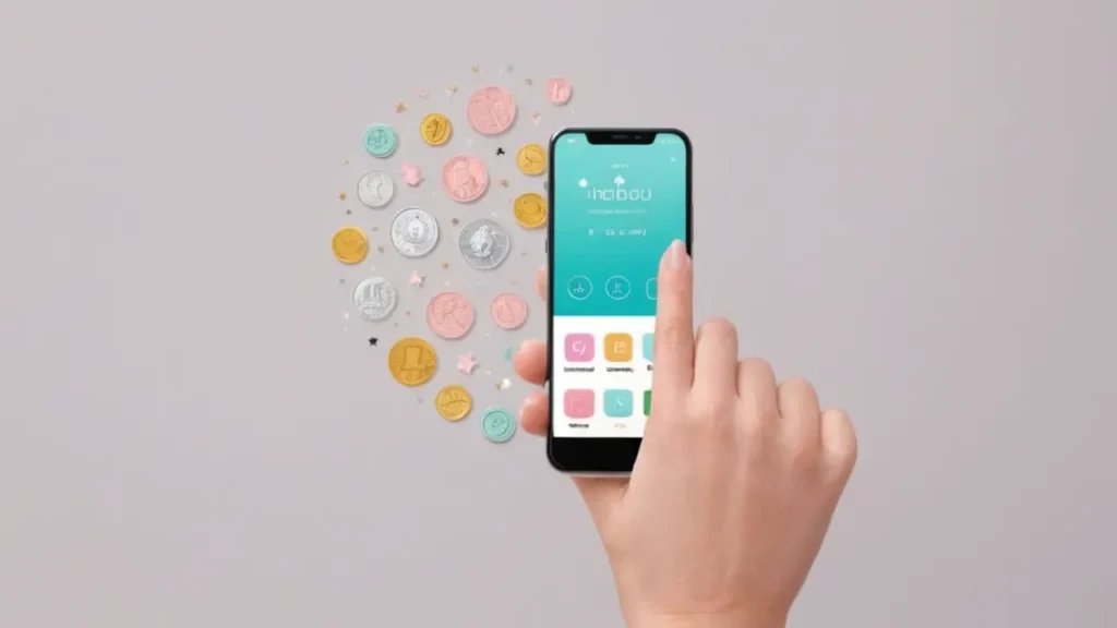 App móvil de recompensas, juegos y compras