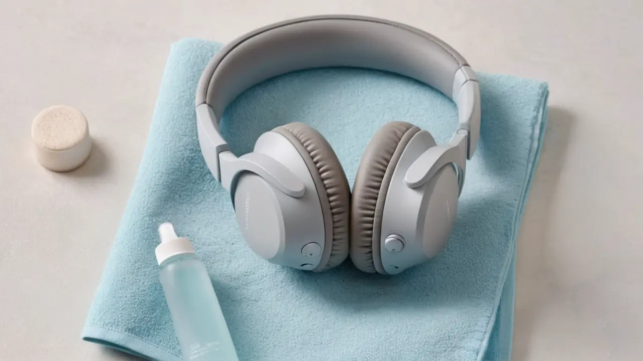 Limpieza externa y estética de auriculares