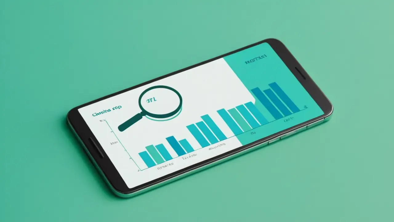 Concepto visual de análisis de un procesador