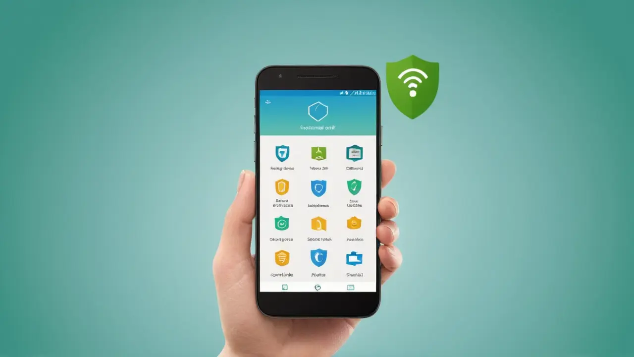 Ilustración de análisis de seguridad móvil