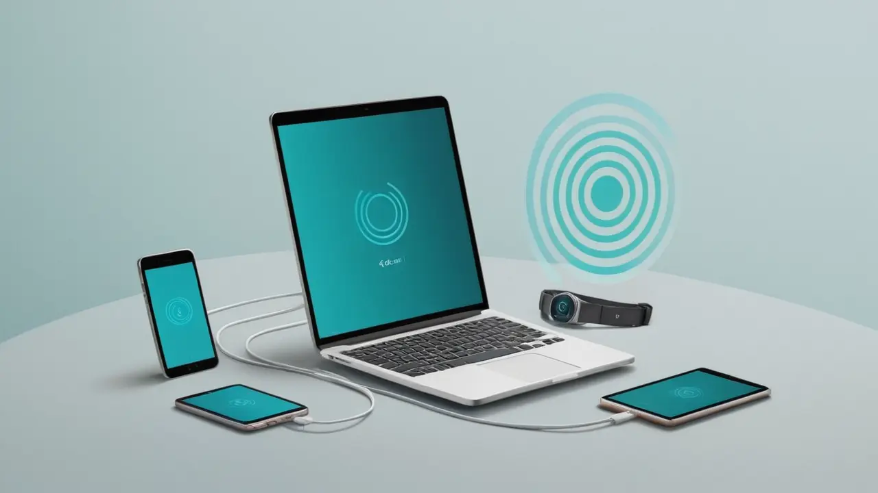 Ilustración de conectividad Wi-Fi móvil
