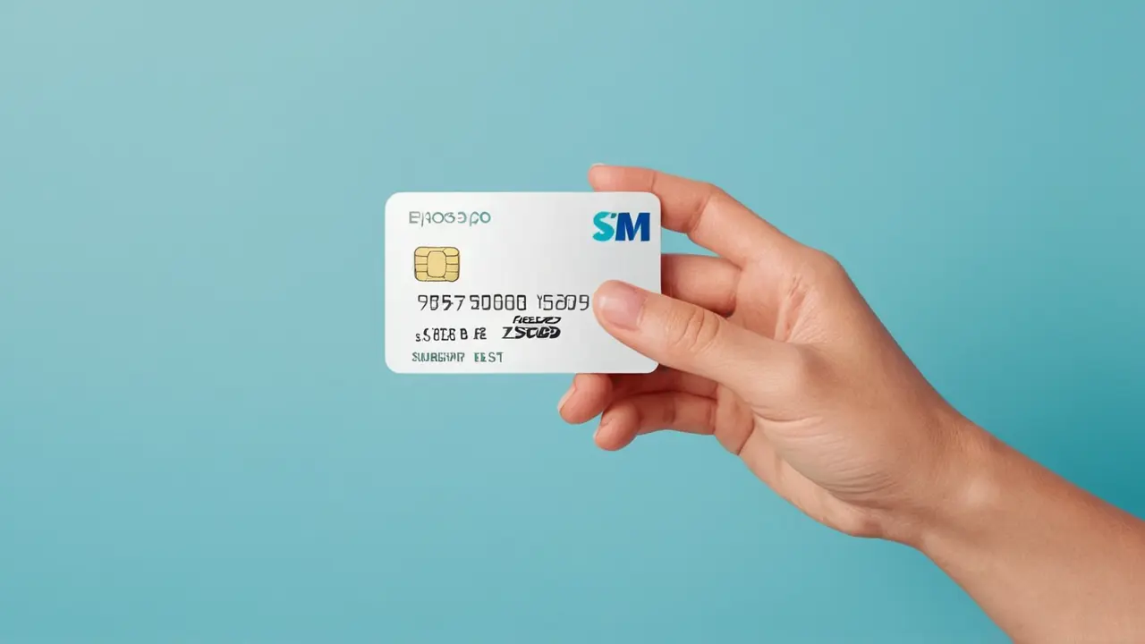 Ilustración vectorial de una SIM y smartphone