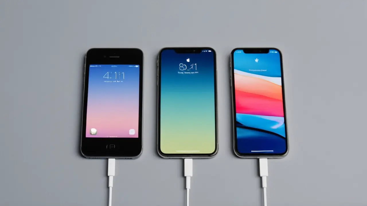 Gráfico comparativo de la batería del iPhone