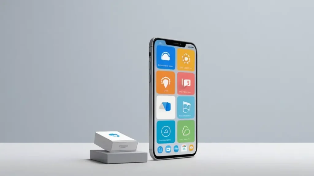 Mano desinstalando una aplicación de un móvil