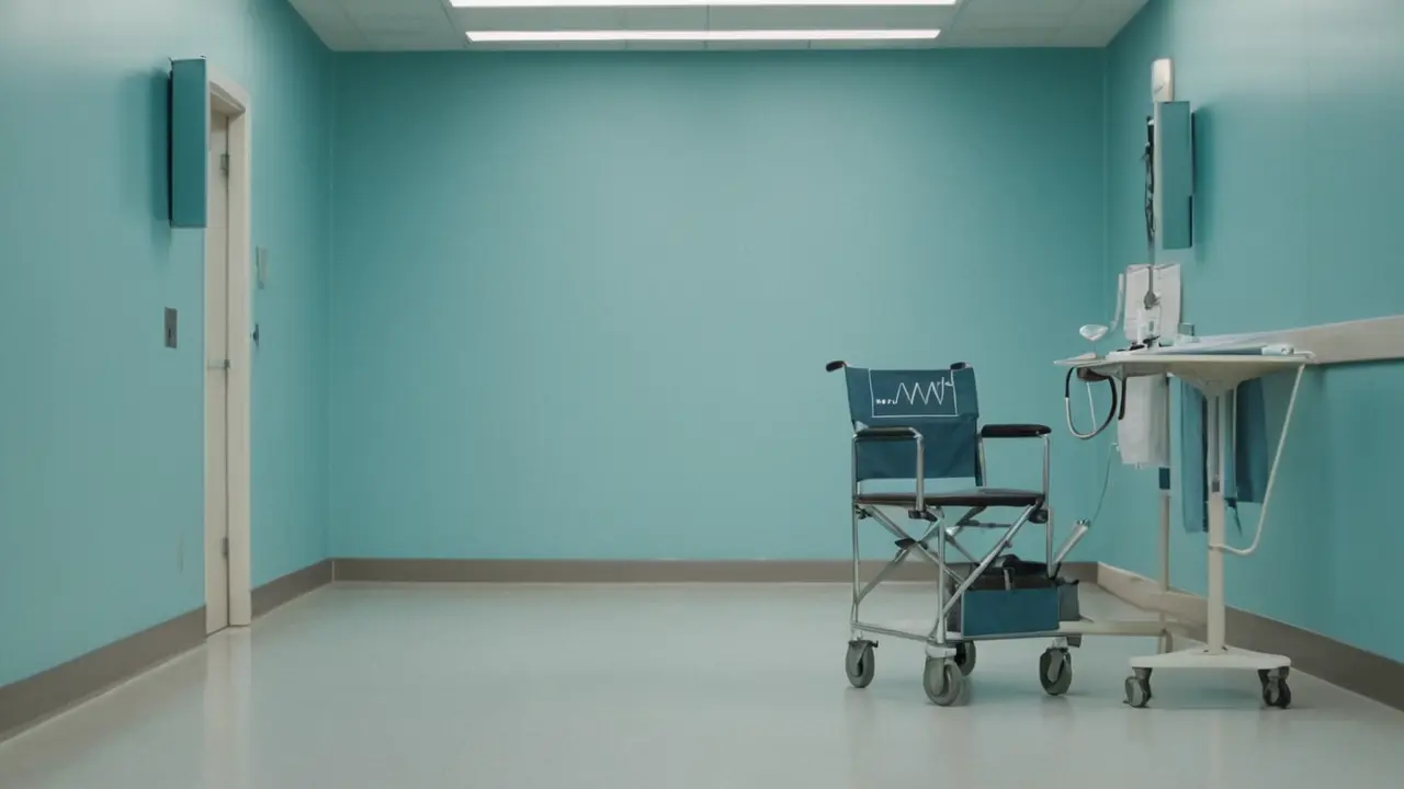 Concepto visual de un drama médico