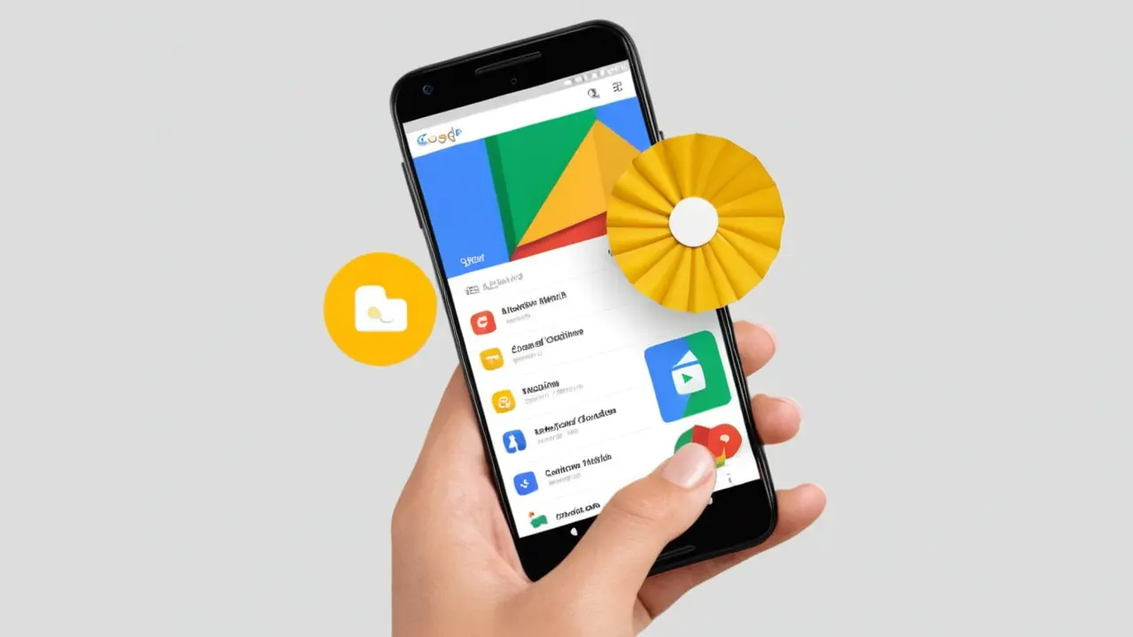 Ilustración de copia de seguridad en Google Photos