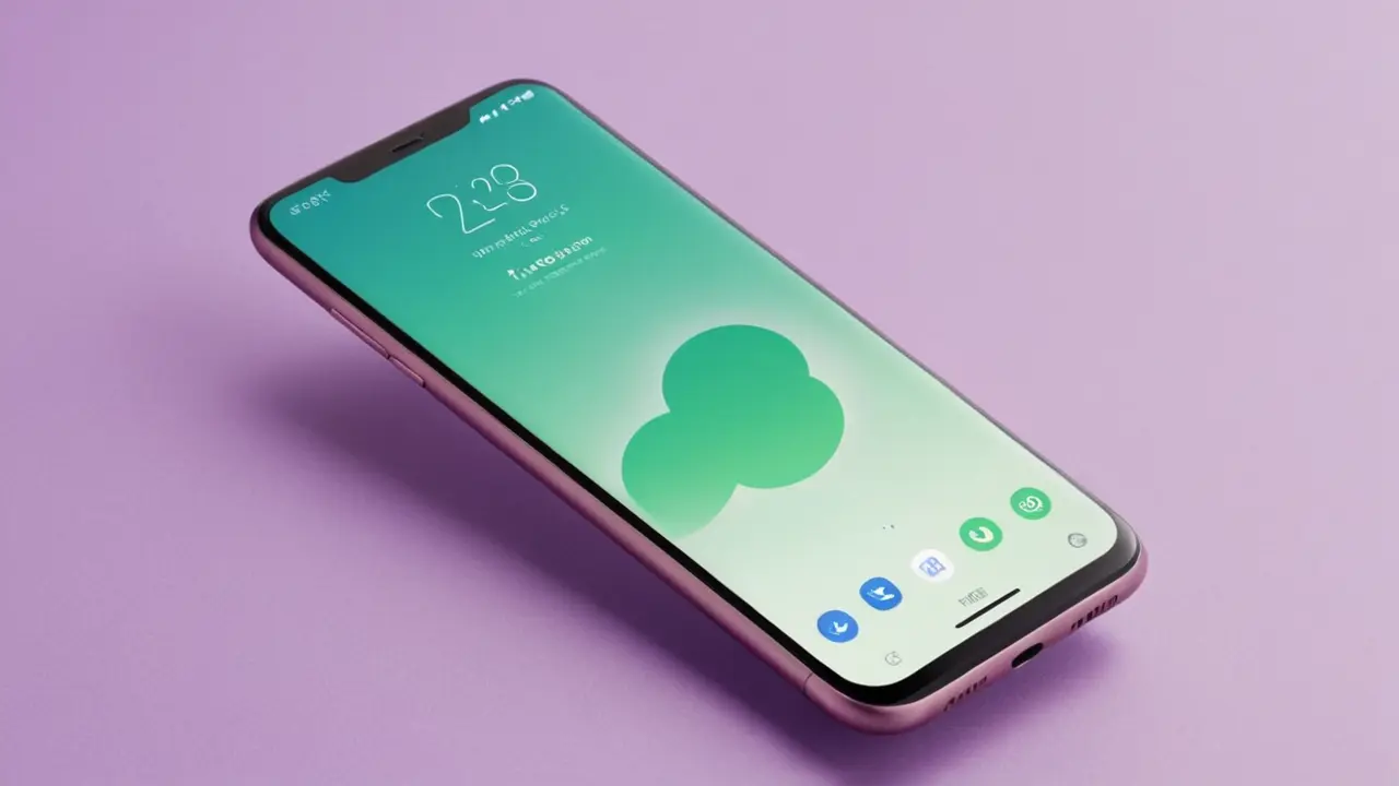 Ilustración vectorial de un smartphone moderno