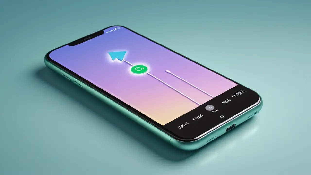 Diseño vectorial de un smartphone tecnológico