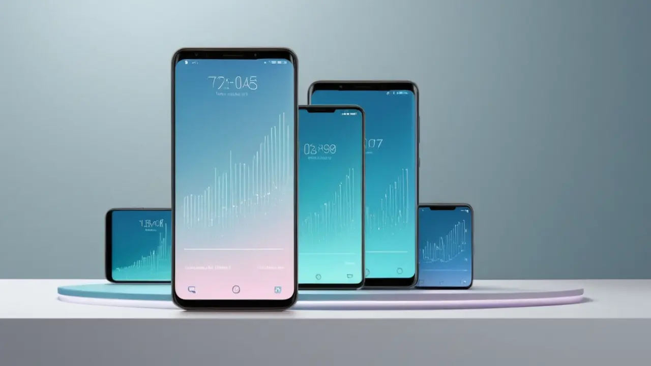 Smartphone estilizado de máxima velocidad y rendimiento