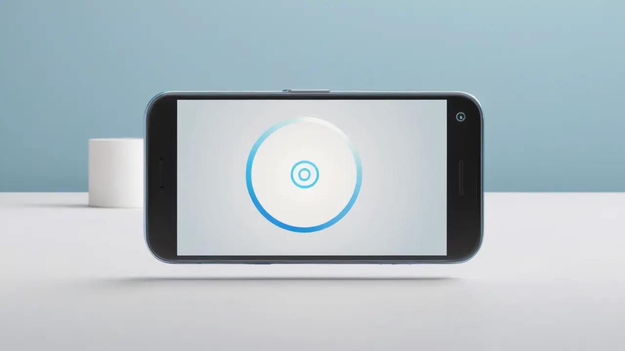 Representación minimalista y tecnológica del Pixel 7
