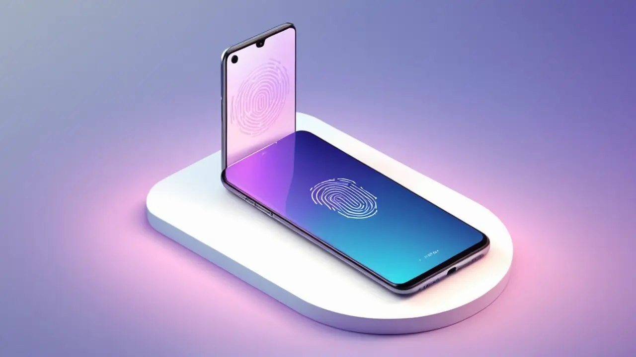 Diseño minimalista de seguridad y conectividad móvil