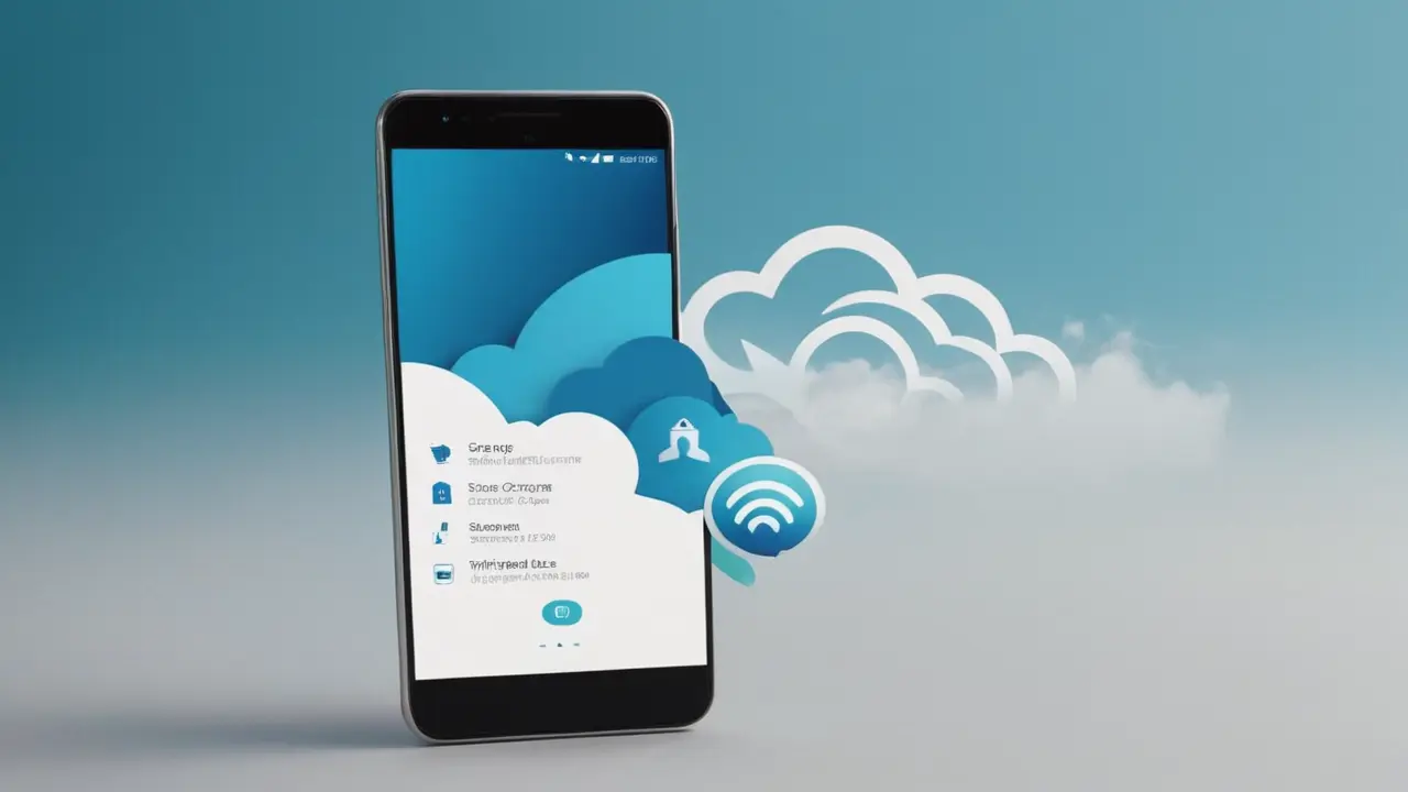 Smartphone con conectividad y transferencia de datos