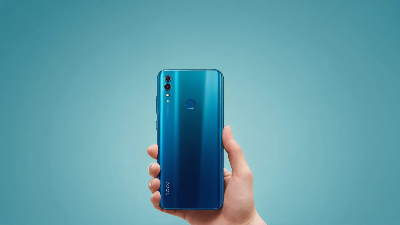 Ilustración tecnológica de un nuevo smartphone