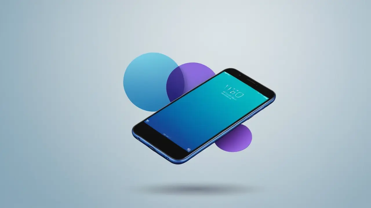 Ilustración de smartphone con conectividad dual