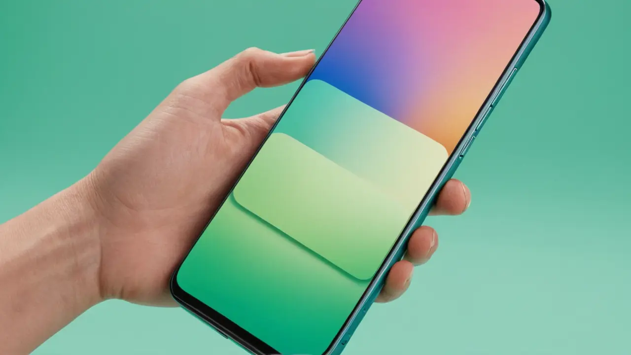 Smartphone moderno con prominente cámara cuádruple