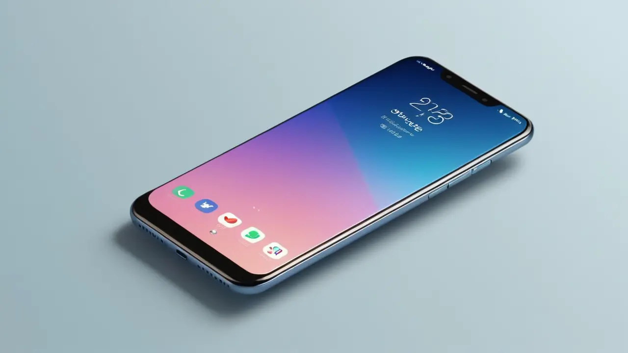 Diseño tecnológico de un smartphone conectado