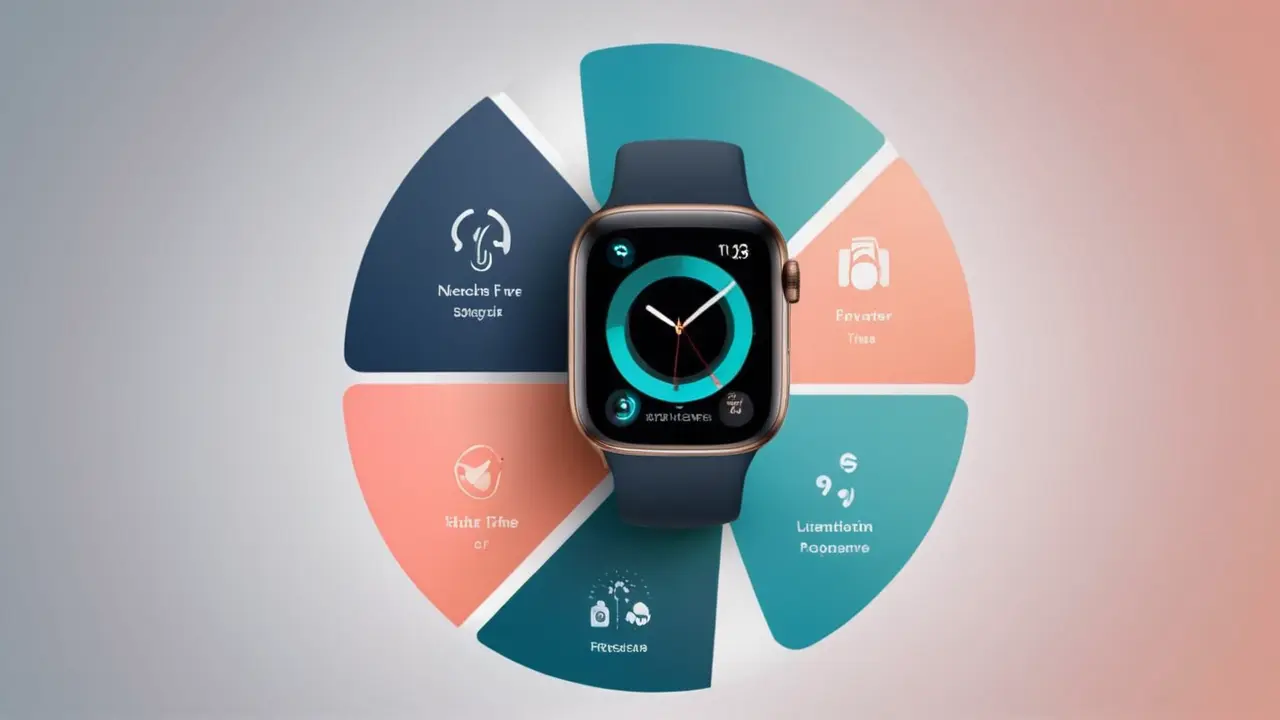 Tres smartwatches conectados en su ecosistema digital