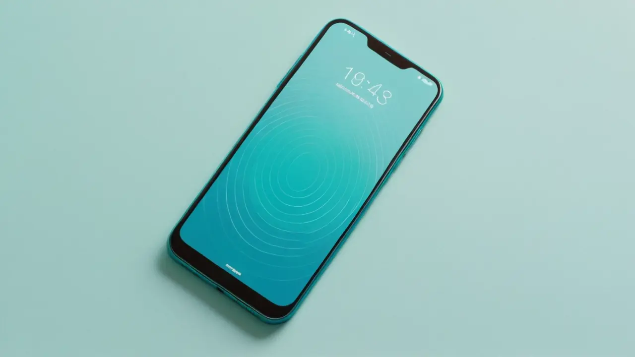 Ilustración moderna de la tecnología móvil