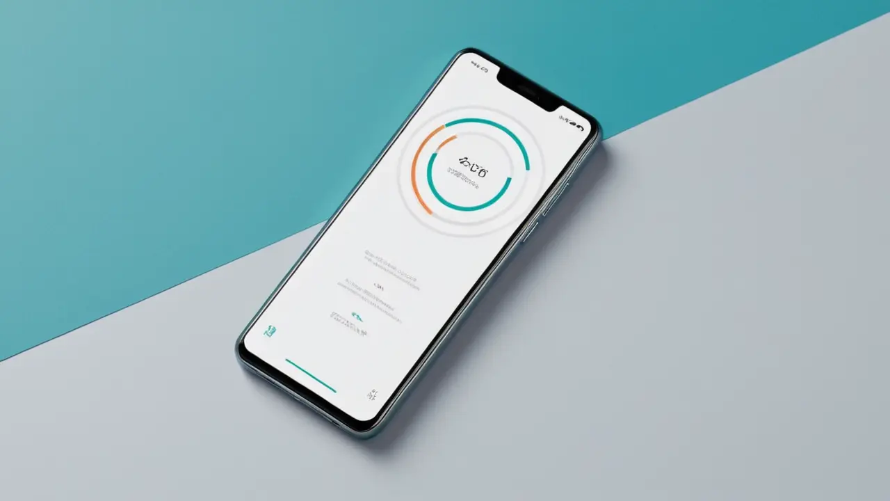 Gráfico de smartphone con sus características técnicas