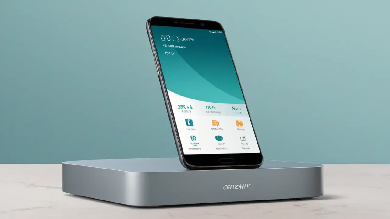 Smartphone minimalista equilibrado por sus sacrificios