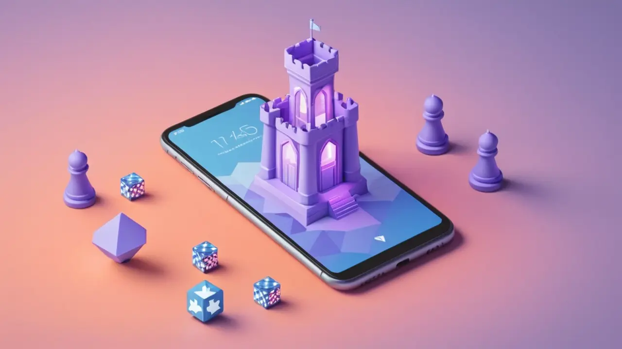 Smartphone con elementos de juego estratégico
