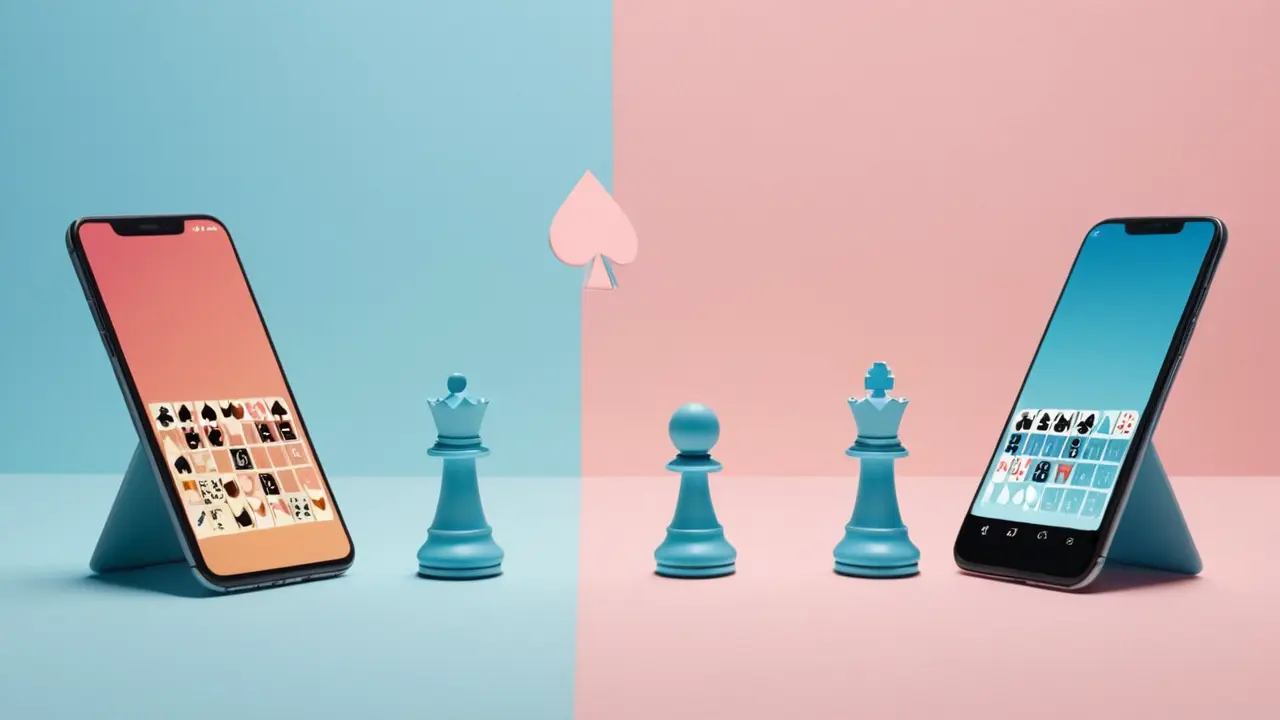 Dos personas conectadas jugando en línea