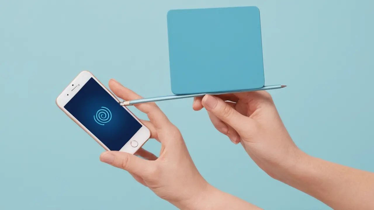 Smartphone para crear, conectar y almacenar