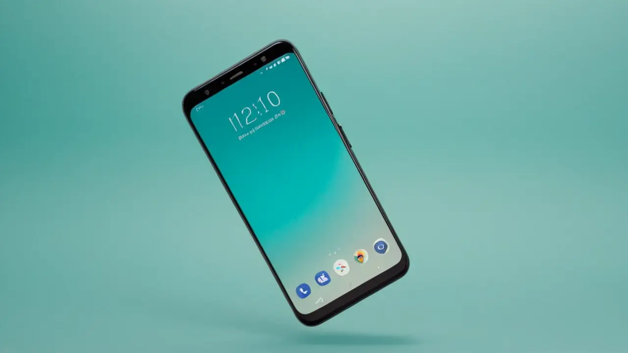 El logo de LineageOS emerge del smartphone