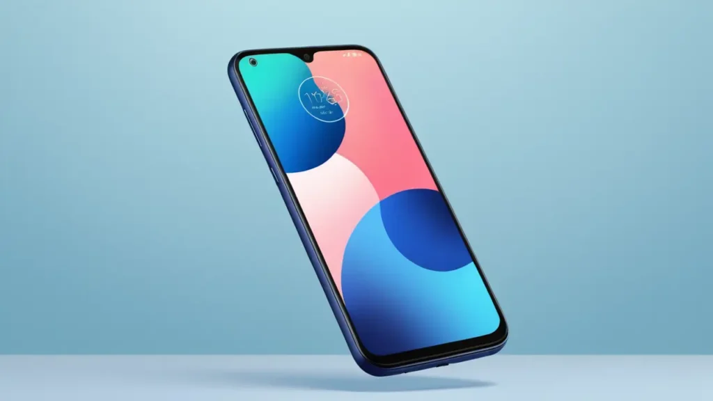 Ilustración vectorial de mano sosteniendo un smartphone