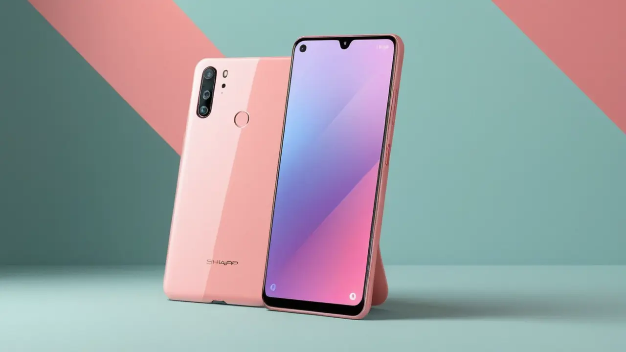 Diseño vectorial de un smartphone minimalista