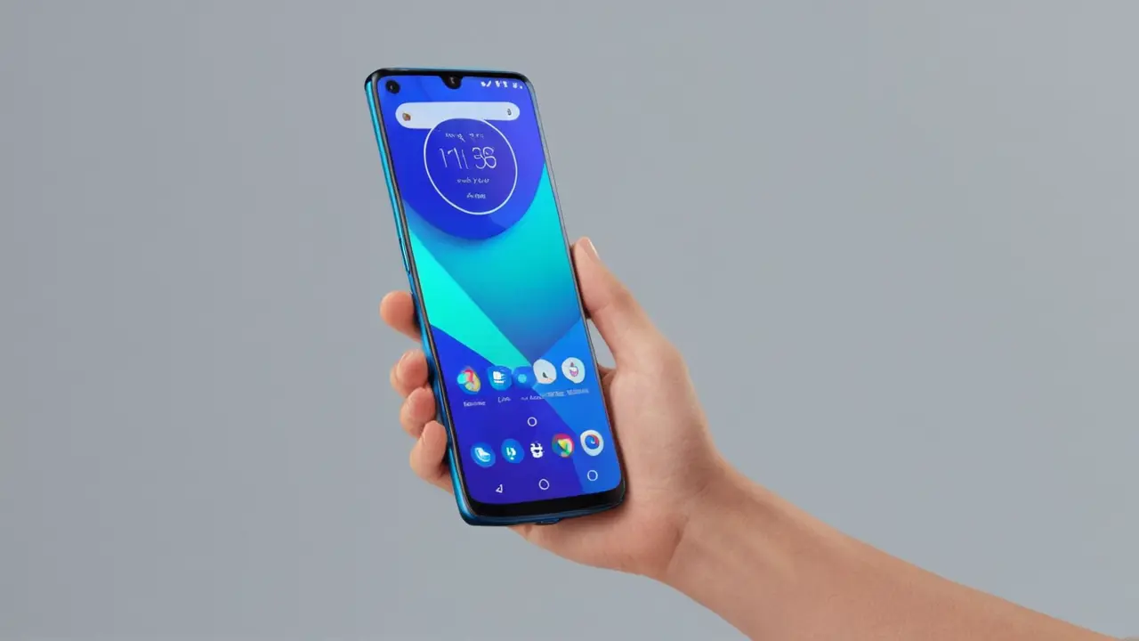 Diseño estilizado del smartphone Motorola Edge 50