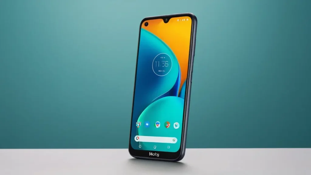 Ilustración minimalista de smartphone y funciones