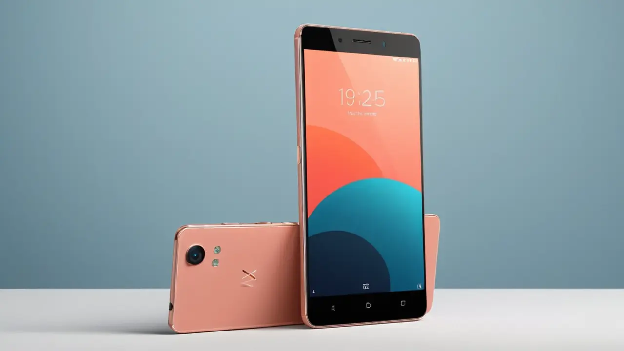 Ilustración vectorial de innovadora cámara de smartphone