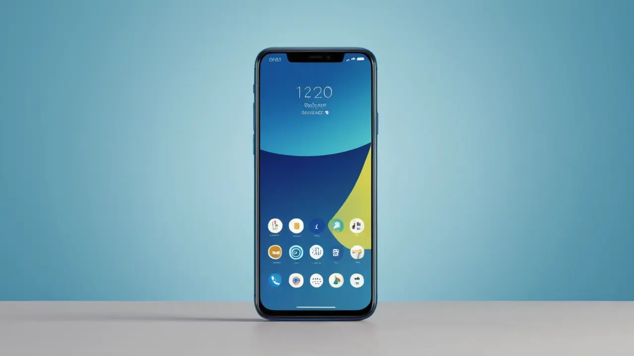 Diseño minimalista de un smartphone y características